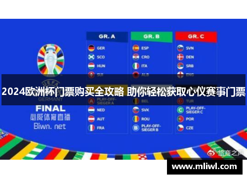 2024欧洲杯门票购买全攻略 助你轻松获取心仪赛事门票