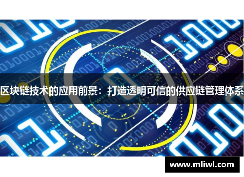 区块链技术的应用前景：打造透明可信的供应链管理体系